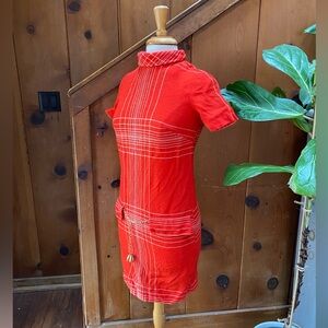 Vintage Shift Dress with Chain Belt